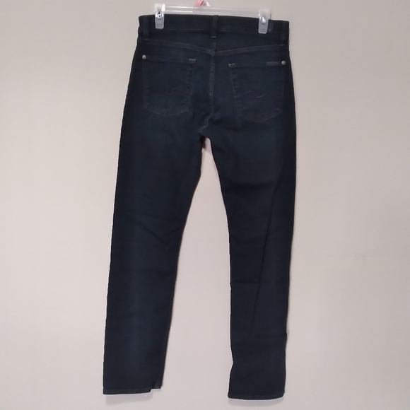 7 For All Mankind Slimmy dark wash jeans, size 30 - Picture 4 of 6